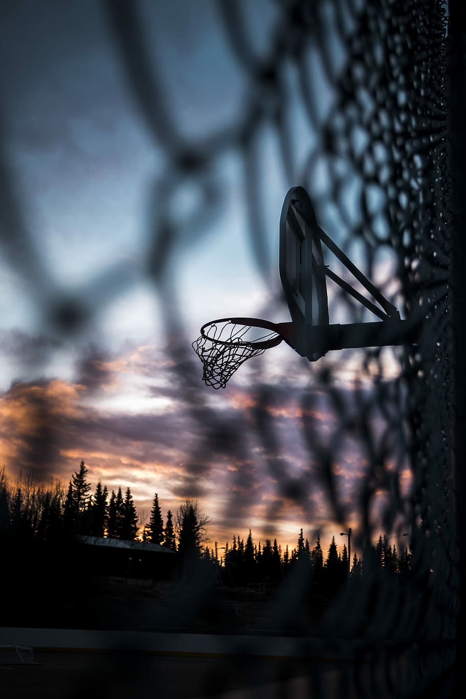 Basketball Ball Basket Wallpaper  720x1544