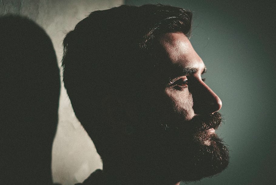 shallow focus photography of man portrait, people, head, face HD wallpaper