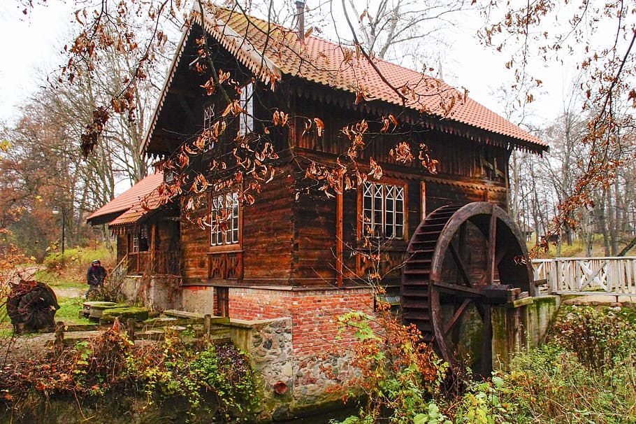 water mill, amp shipping, ferris wheel, machine, architecture HD wallpaper