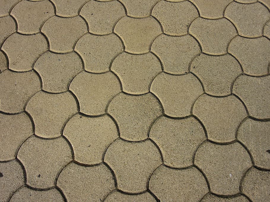 patch, brick, hexagonal, paving, concrete, concrete brick, regularly HD wallpaper