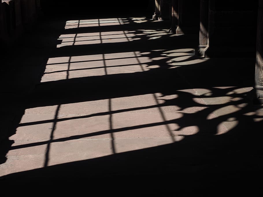 Hispanic, Light, Shadow Play, cloister, basel cathedral, münster HD wallpaper