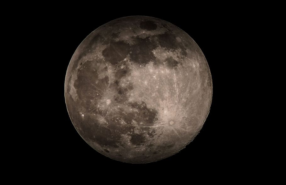 dark, moon, space, astronomy, night, sky, moon surface, planetary moon HD wallpaper