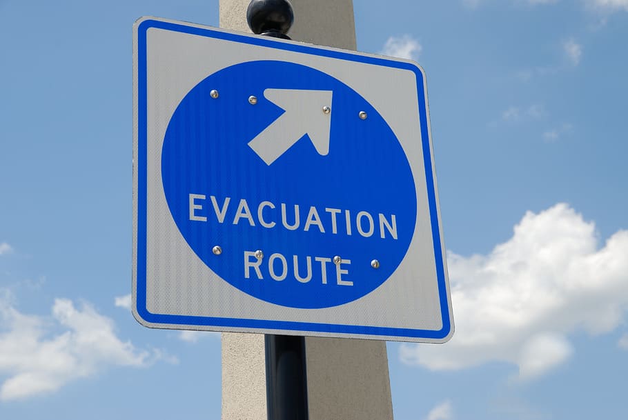 Hd Wallpaper Evacuation Sign Signage Safety Evacuation Sign Emergency Wallpaper Flare