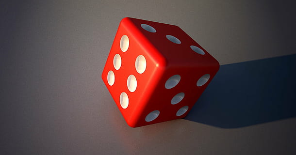 red dice, cube, play, random, luck, points, numbers eyes, magic cube HD wallpaper