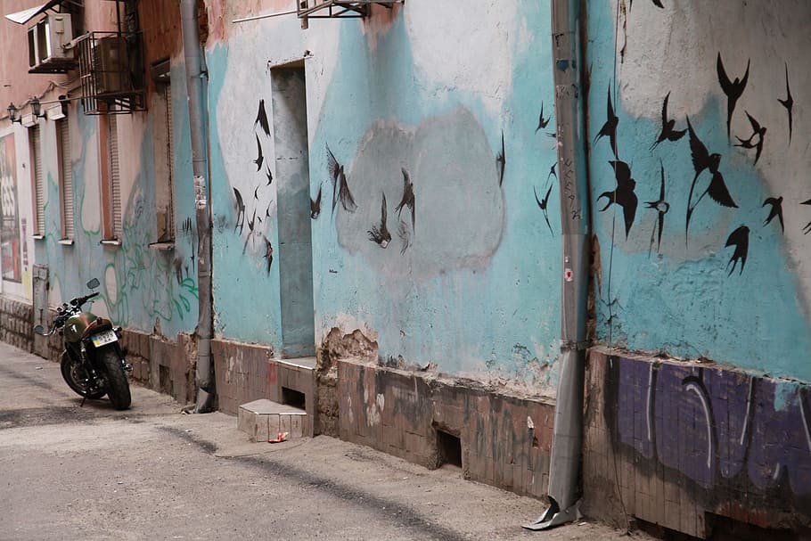 street, no one, old, wall, architecture, dirty, the abandoned HD wallpaper