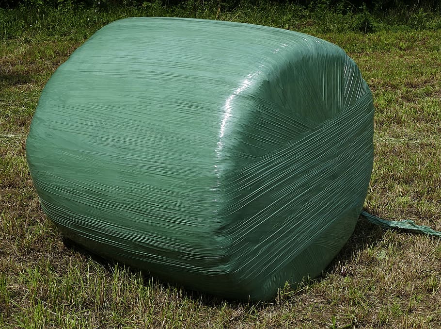 bale, silage bales, round bales, grass silage, silage preservation, HD wallpaper