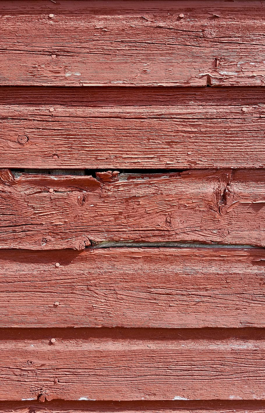 bard, red, paint, old, weathered, texture, background, country HD wallpaper