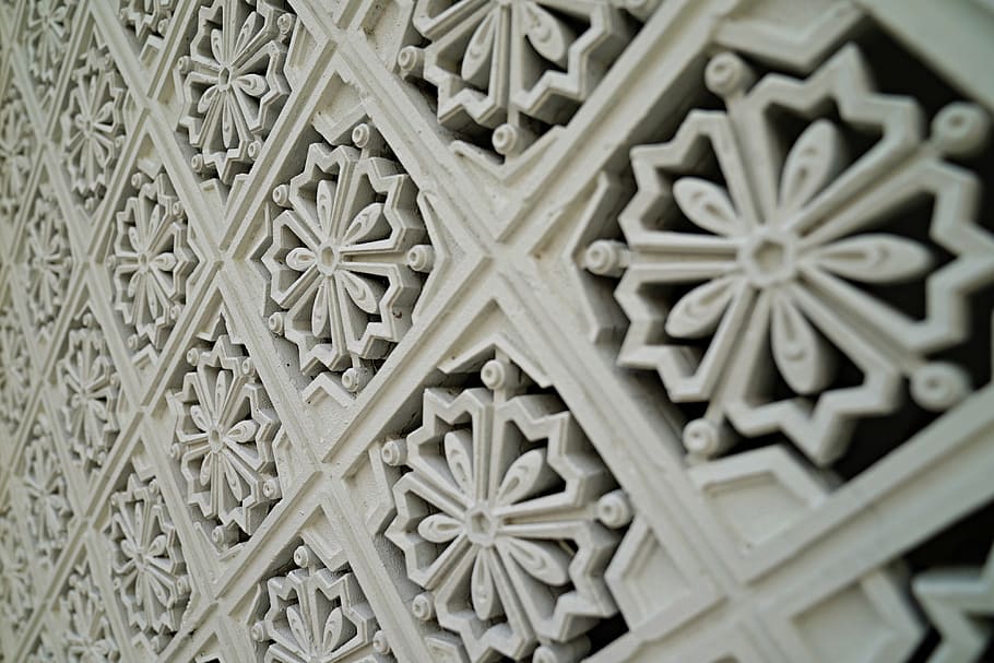 design, repetitive, texture, backdrop, modern, ornamental, floral HD wallpaper
