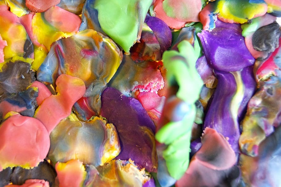 assorted-color clays, Play Dough, Plastic, Colorful, kindergarten, HD wallpaper