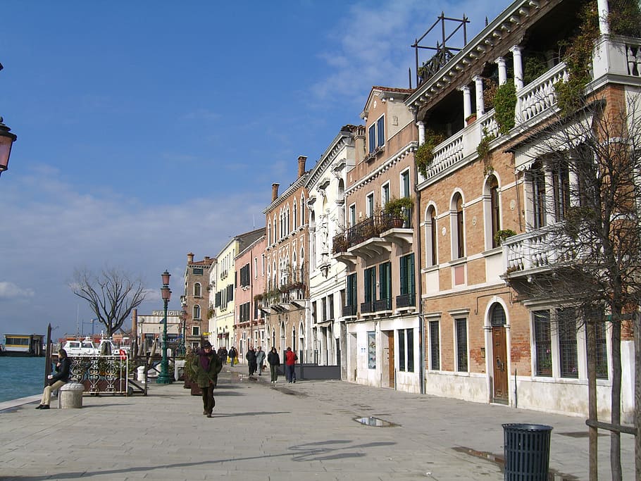 venice, silent angle, channel, building exterior, architecture HD wallpaper