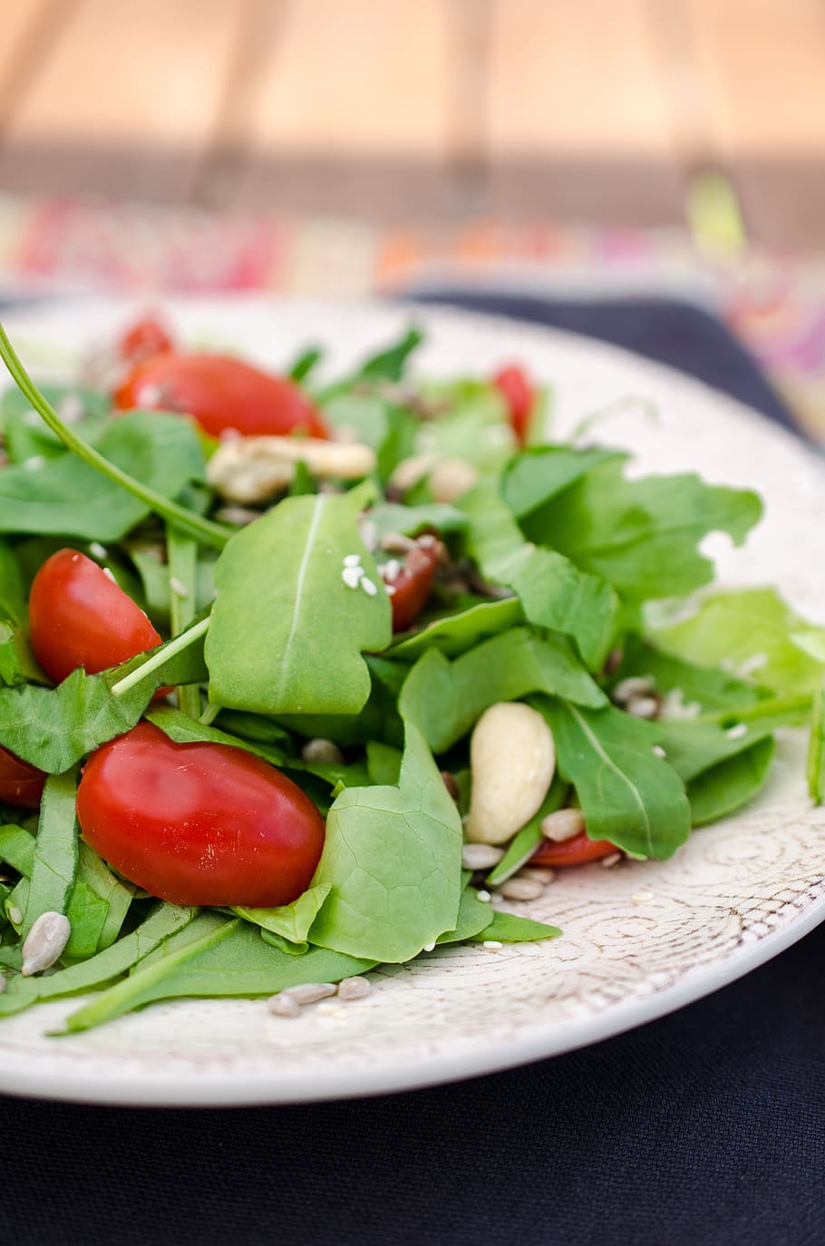 arugula, baby spinach, red, basil, vegetable, food and drink HD wallpaper
