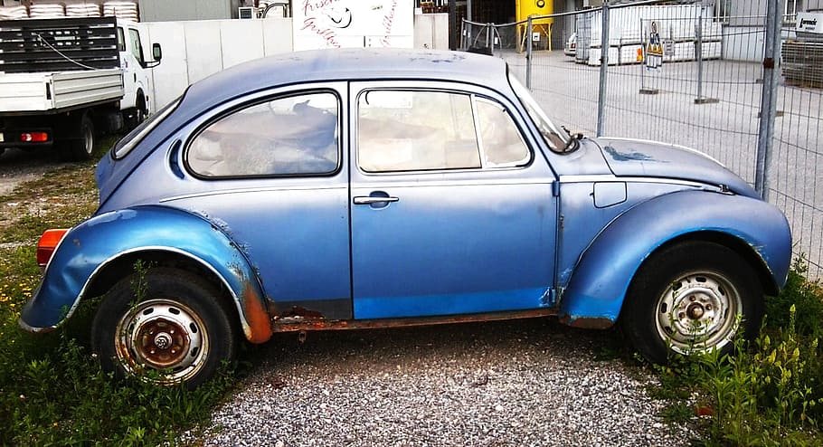 Auto, Vw Beetle, Old, Car, automotive, volkswagen, vehicle HD wallpaper