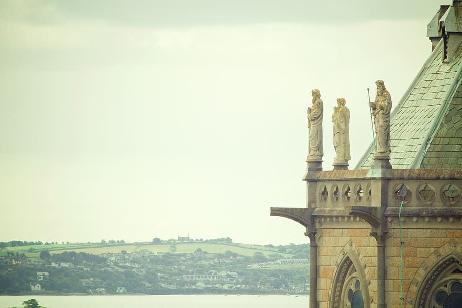 st colman's cathedral, cobh, ireland, architecture, religion, HD wallpaper