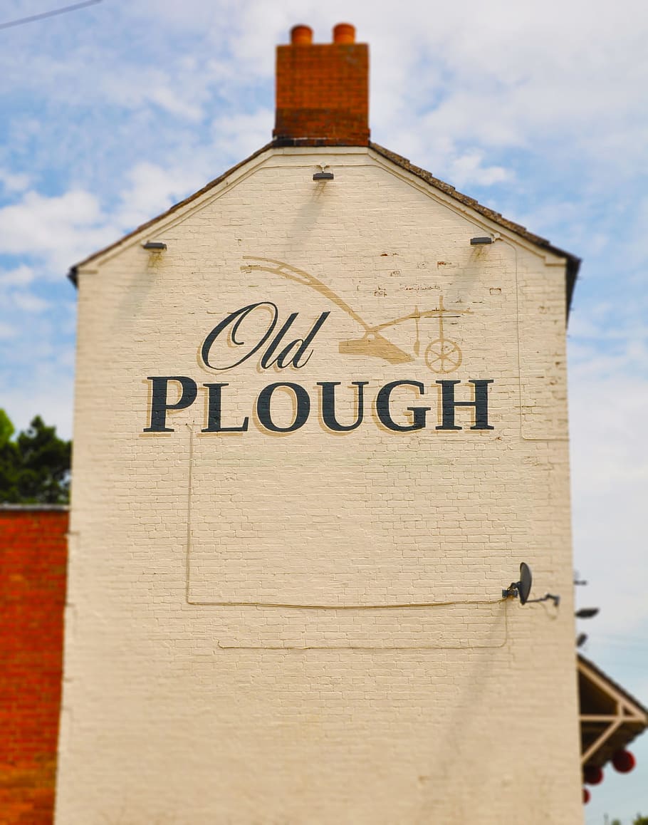 uk, british, plough, pub, countryside, village, england, travel HD wallpaper