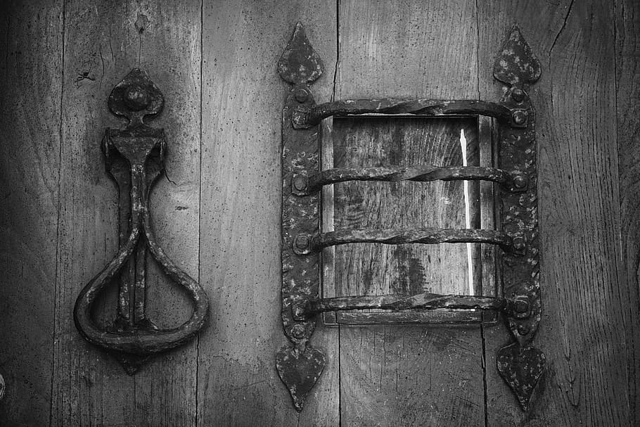 antique, architecture, art, design, dirty, door, fer forgé HD wallpaper