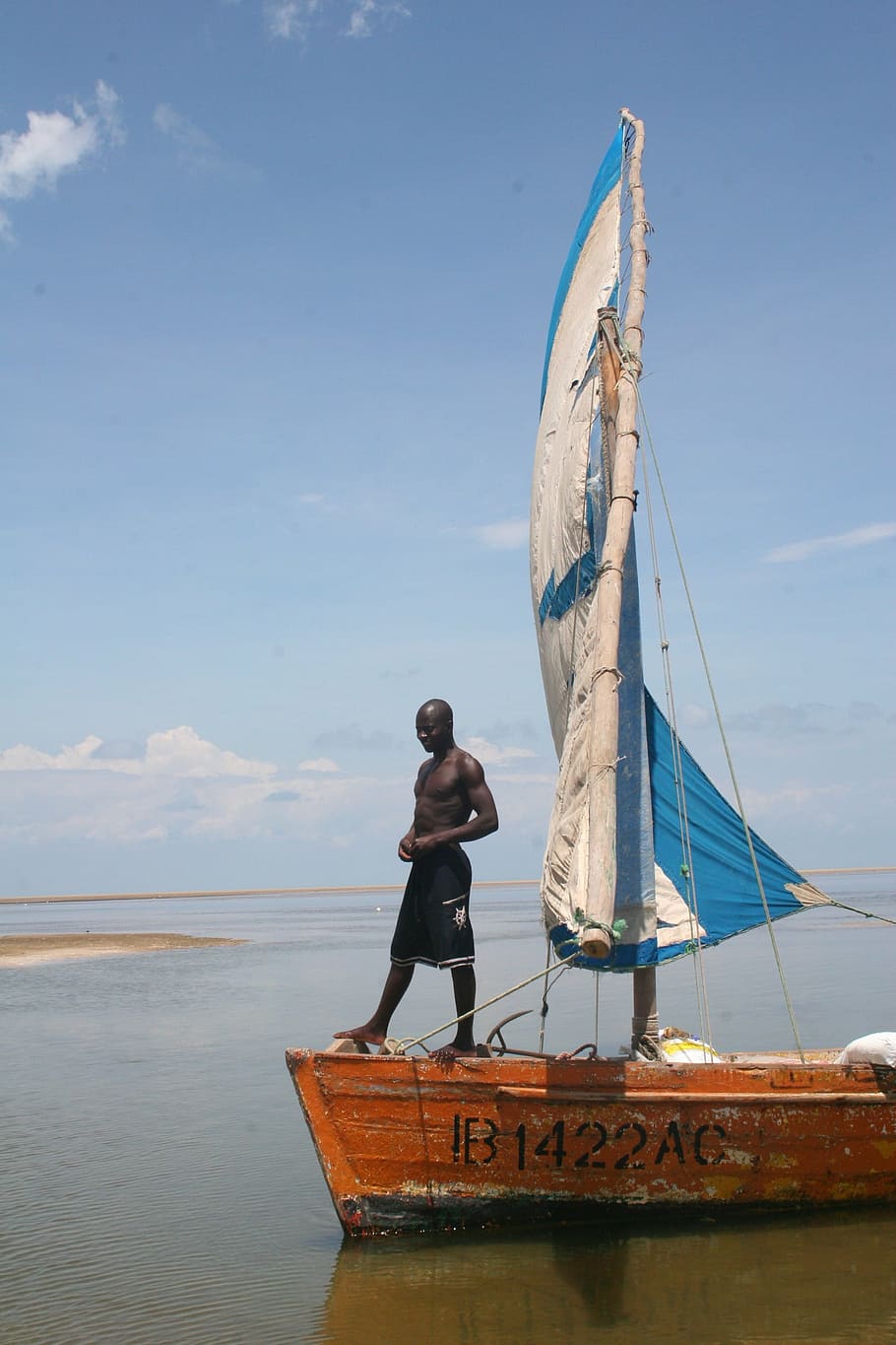 dhow, mozambique, boat, ship, tradition, sea, sailing, water, HD wallpaper