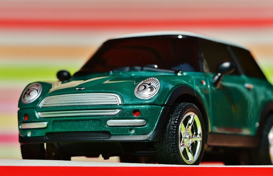 mini cooper, auto, model, vehicle, green, car, mode of transportation HD wallpaper