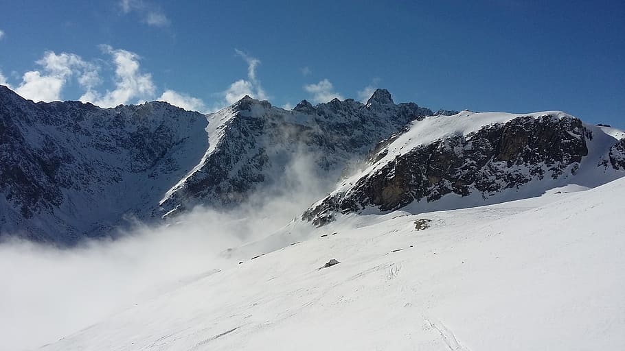 tatry, winter, sun, mountain, snow, nature, european Alps, mountain Peak HD wallpaper