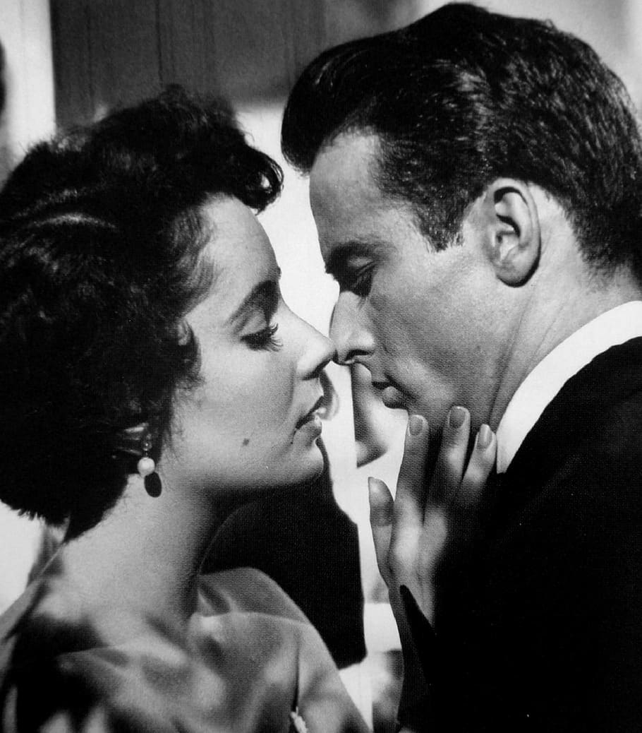Elizabeth Taylor, Montgomery Clift, actress, actor, stars, hollywood, HD wallpaper