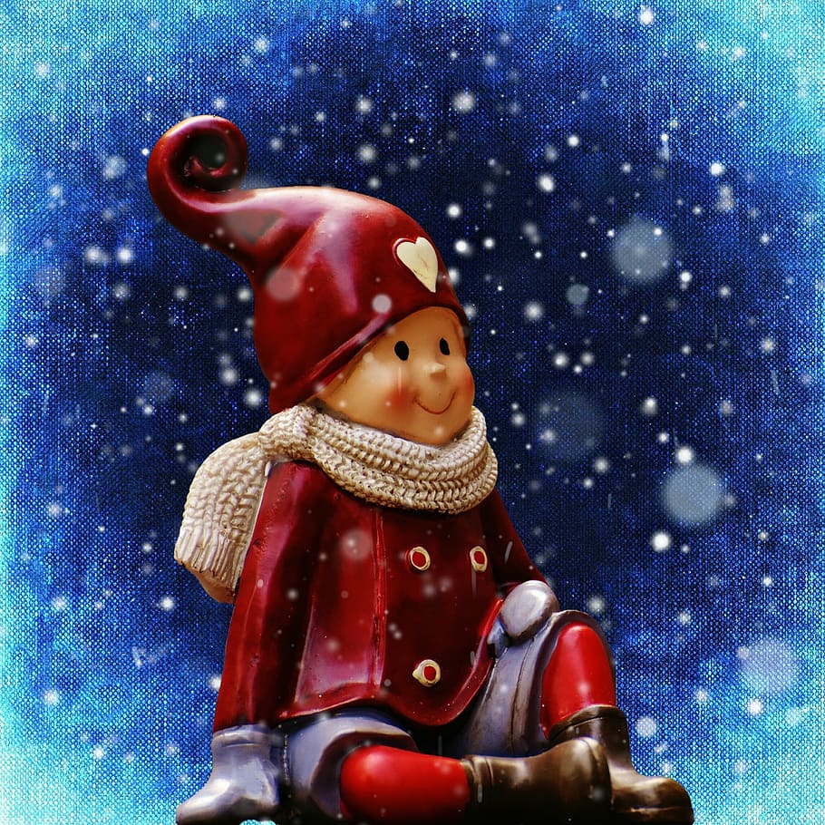 figure, heart, funny, winter, christmas, deco, christmas time HD wallpaper