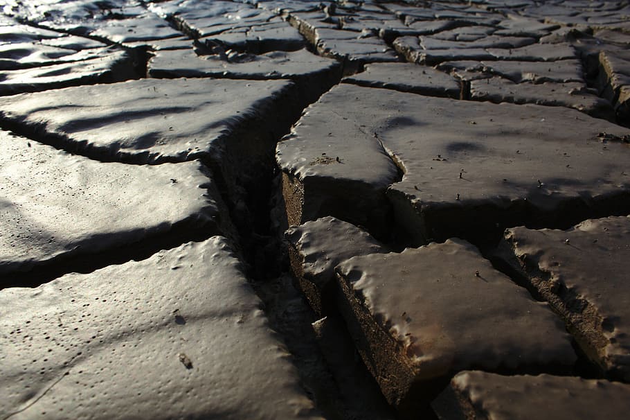 Soil, Earth, Clod, Surface, Dry, Brown, pattern, no people HD wallpaper