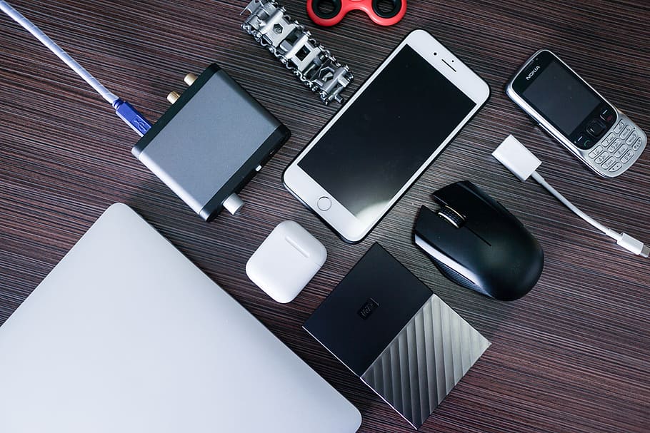 computer, laptop, mobile phone, gadgets, mouse, computer mouse HD wallpaper
