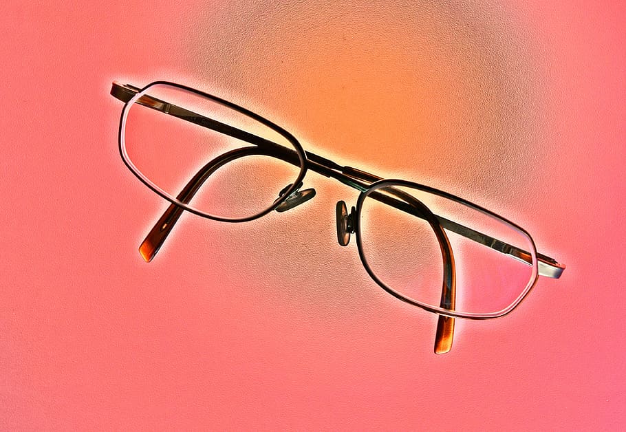 glasses, reading glasses, sehhilfe, eyeglasses, indoors, still life, HD wallpaper