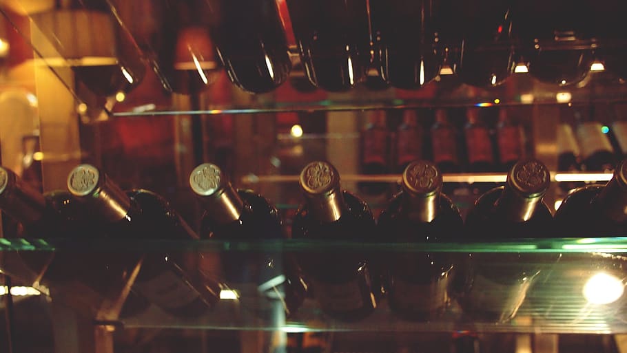 wine, cellar, bottles, alcohol, refreshment, indoors, food and drink HD wallpaper
