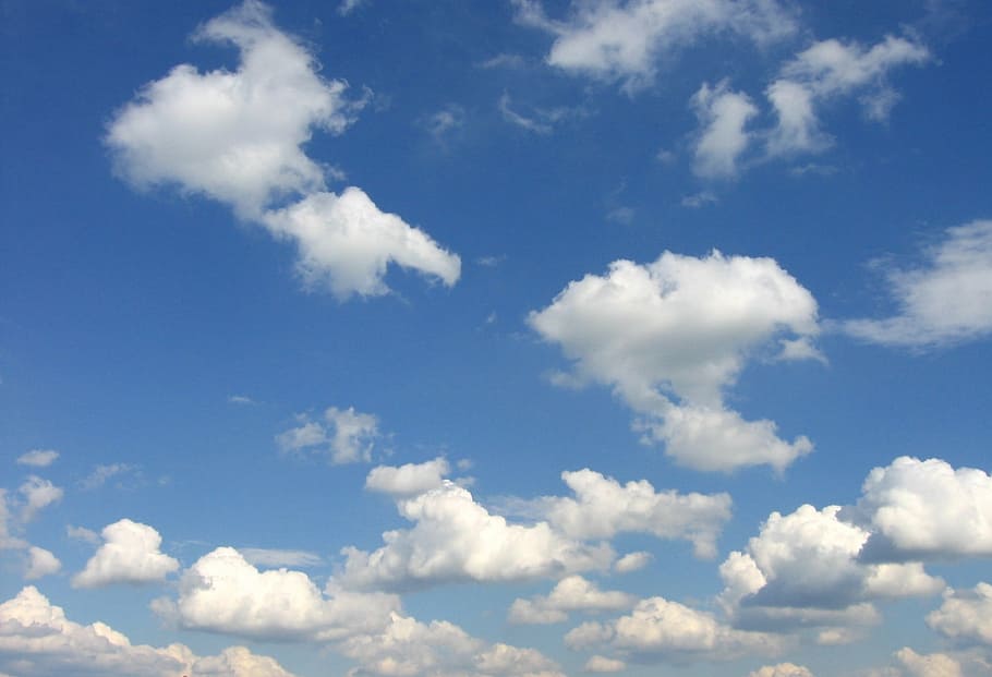 sky, heaven, clouds, background, cloud - sky, cloudscape, blue