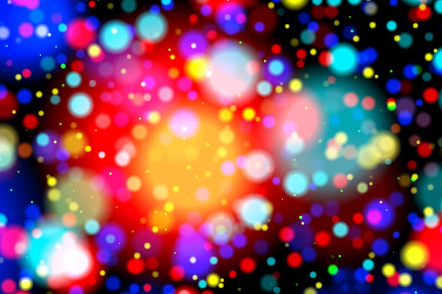 photo of assorted-color bokeh lights, wallpaper, pattern, colorful HD wallpaper
