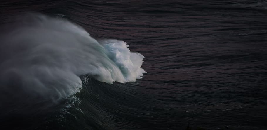 ocean, sea, seascape, water, wave, motion, no people, nature HD wallpaper