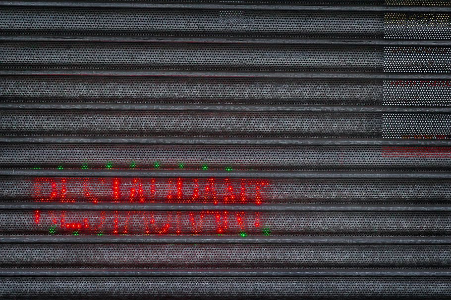 Restaurant sign, untitled, shutter, word, mesh, backgrounds, red HD wallpaper