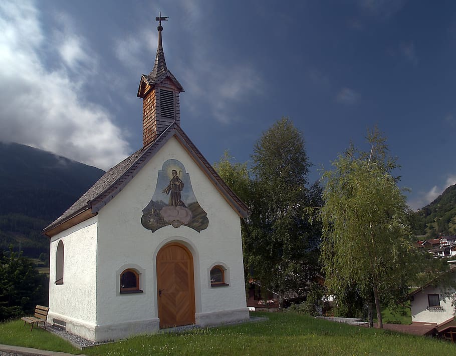 Chapel, Church, Arzl Im Pitztal, Austria, land, religion, architecture, HD wallpaper