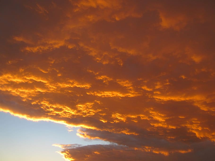sky, sunset, clouds, sunrise, nature, landscape, horizon, sunlight HD wallpaper