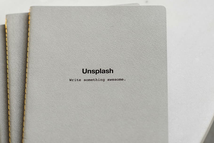 Unsplash Write Something Awesome book, list, text, communication, HD wallpaper