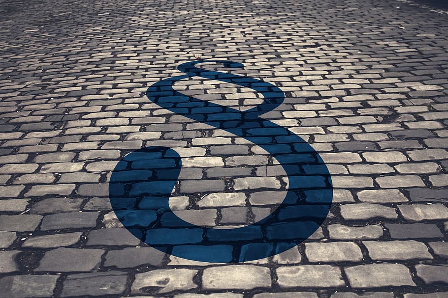 grey brick pathway at daytime, courts, right, clause, road HD wallpaper