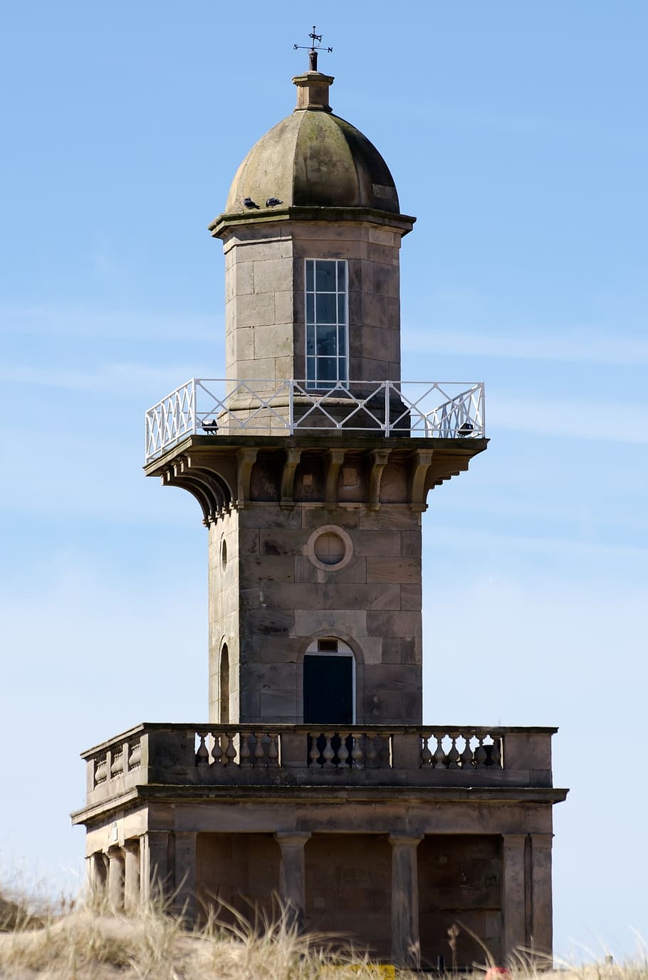 old, lighthouse, blackpool, sea, beach, architecture, history HD wallpaper