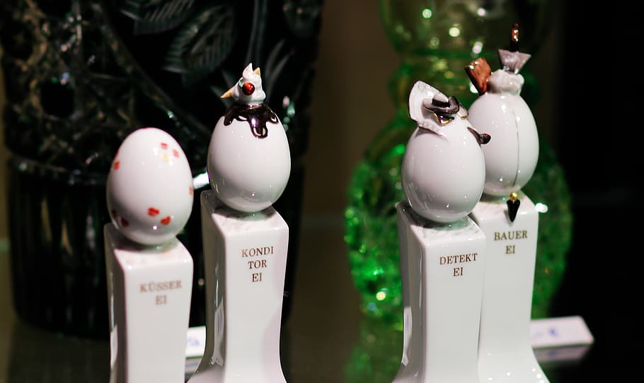 easter eggs, porcelain, representation, no people, holiday HD wallpaper