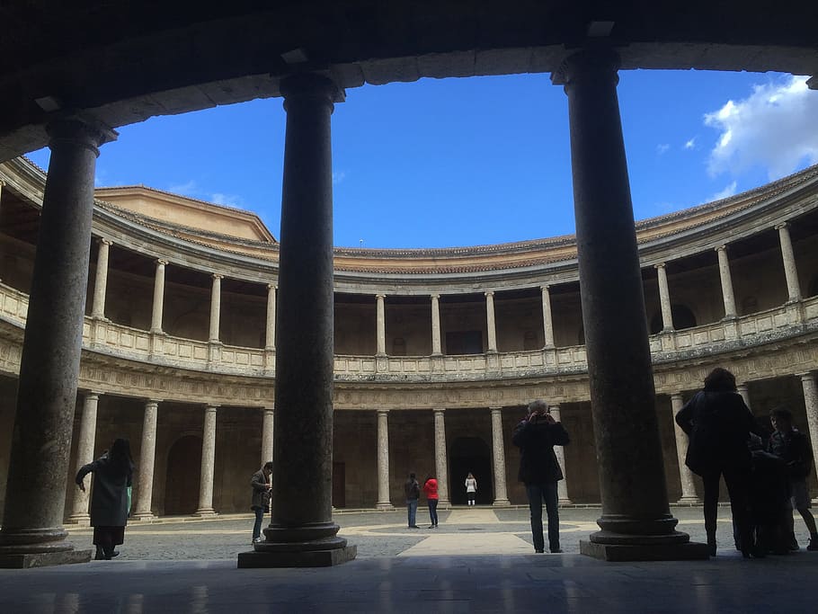 granada, spain, building, monument, architecture, landmark HD wallpaper
