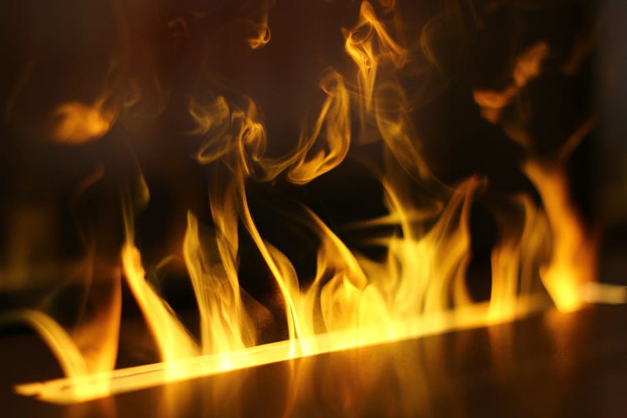 fire, flame heat, burn, oven, hot, fireplace, burning, fire - natural phenomenon HD wallpaper