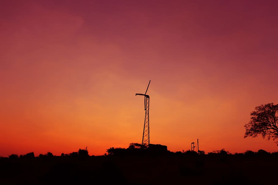 evening, yellow, pink, sun, sunset, nature, natural, landscape HD wallpaper