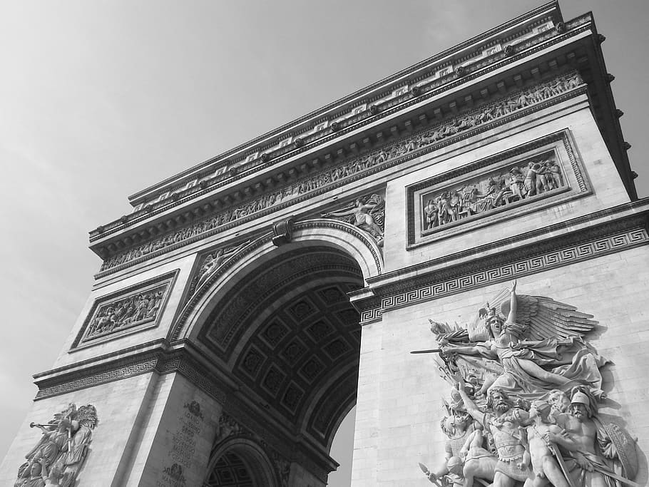 Arch De Triomphe, Paris, arc de triomphe, monument, famous, triumph, HD wallpaper