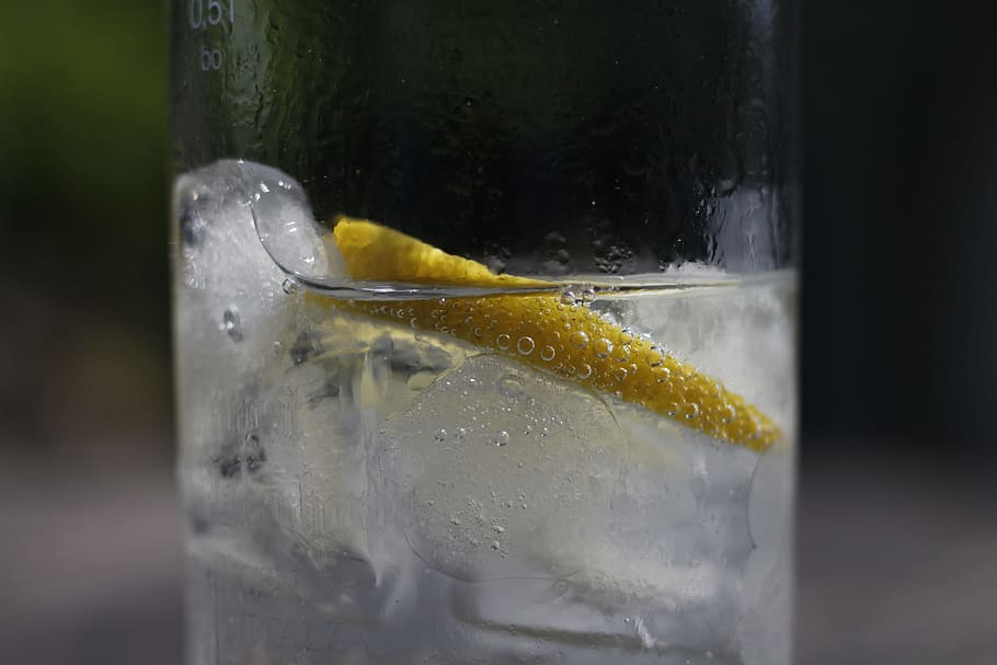 Drink, Lemon, Glass, Sour, refreshment, water, thirst, carbonic acid, HD wallpaper