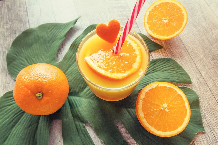 photography of orange juice during day time, fruit, orange - Fruit, HD wallpaper