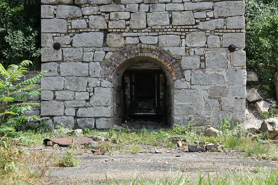 ruins, lime kiln, stonework, built structure, architecture HD wallpaper