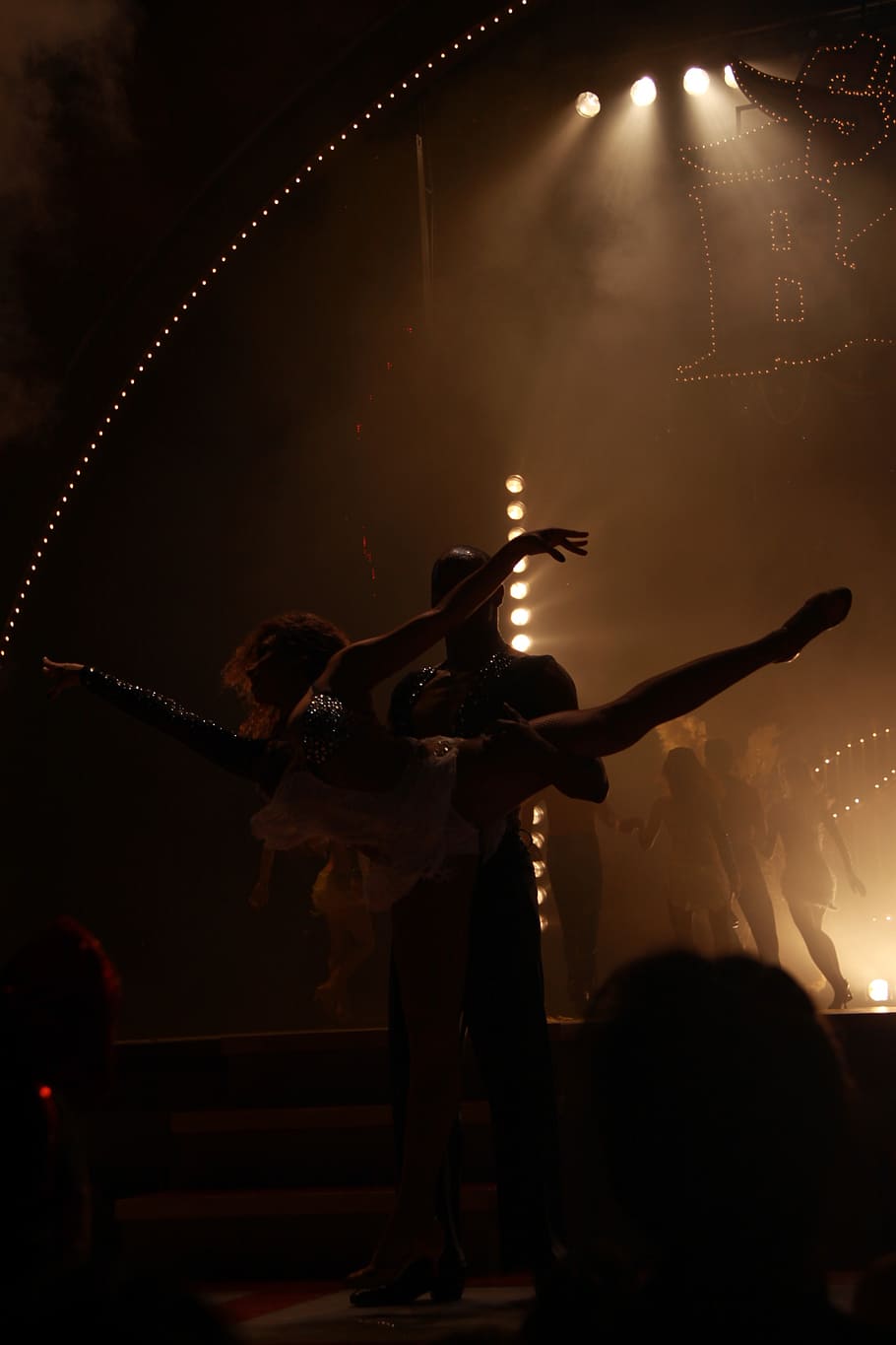 couple dancing on theater, show, dance, women's, arts culture and entertainment HD wallpaper