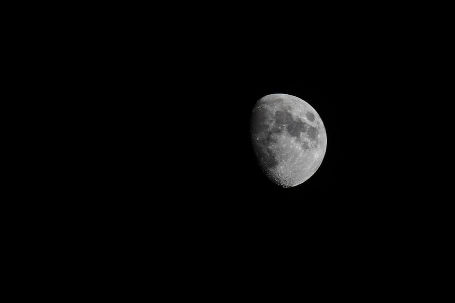 1170x2532px | free download | HD wallpaper: moon phase, lunar, night ...