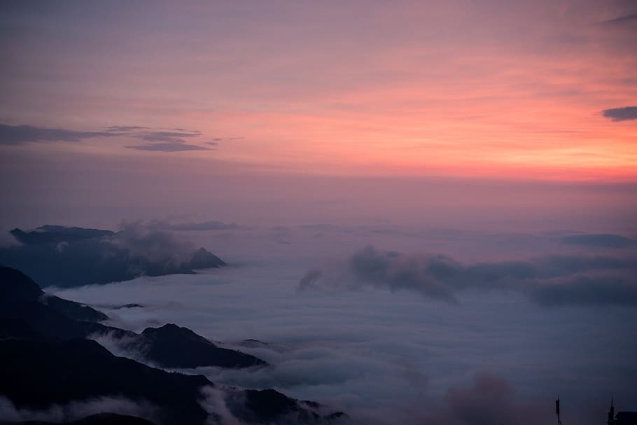 sunrise, clouds, scenery, sky, scenics - nature, beauty in nature HD wallpaper