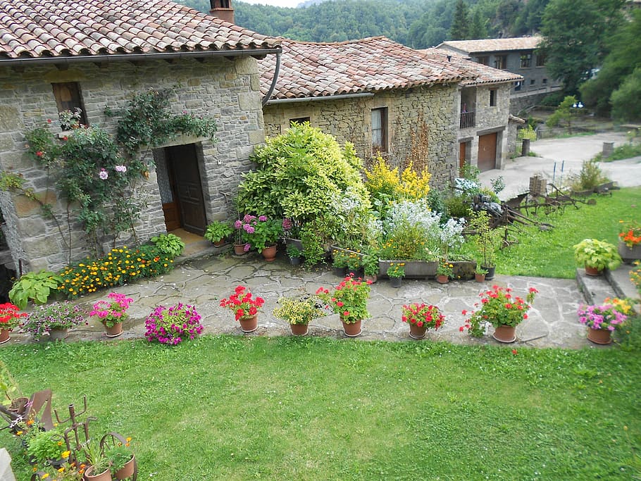 rupit, housing, architecture, stone house, rustic, building HD wallpaper