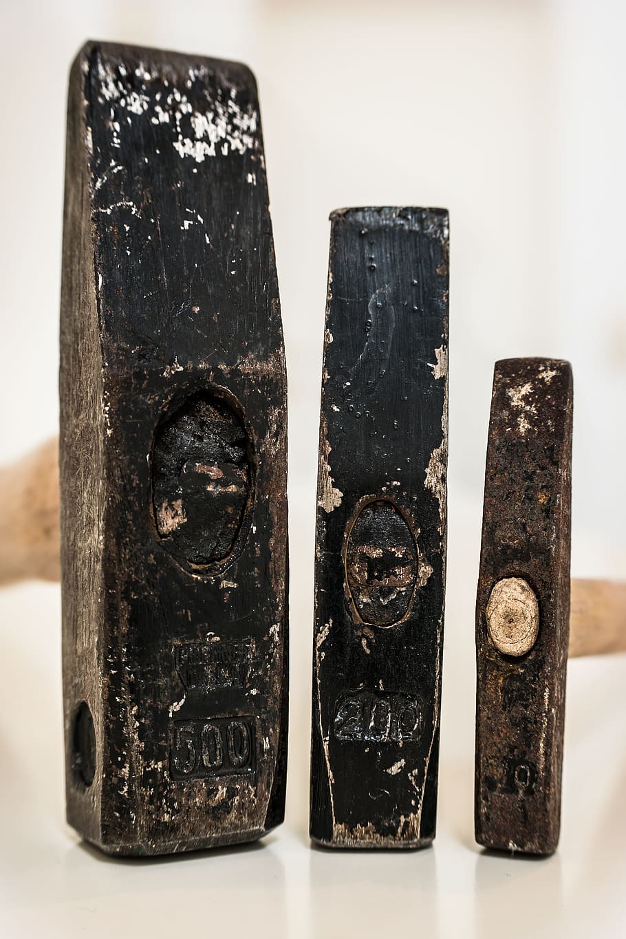 hammer, tool, craft, iron, metal, work, old, worn, used, indoors HD wallpaper
